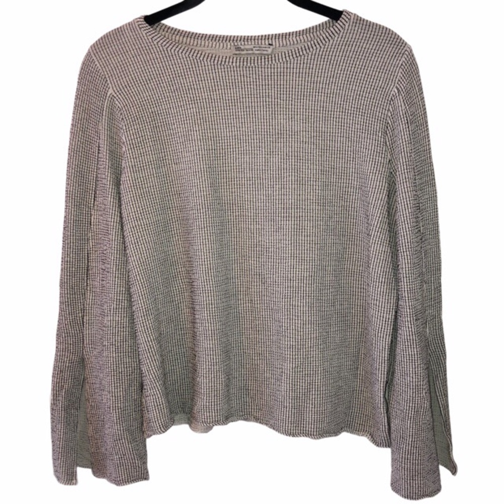 Zara Basic Collection Black/White Sweatshirt - image 5